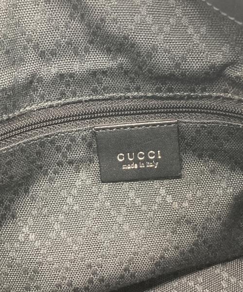 GUCCI（グッチ）GUCCI (グッチ) 2wayハンドバッグ ブラックの古着・服飾アイテム