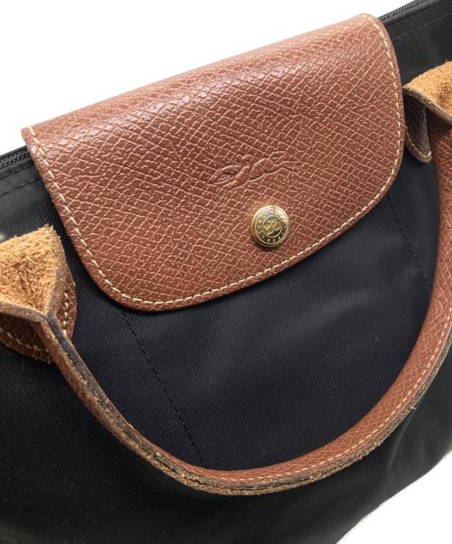 LONGCHAMP（ロンシャン）LONGCHAMP (ロンシャン) ル プリアージュ オリジナル S トップハンドルバッグ ブラックの古着・服飾アイテム