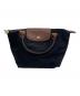 LONGCHAMP（ロンシャン）の古着「ル プリアージュ オリジナル S トップハンドルバッグ」｜ブラック