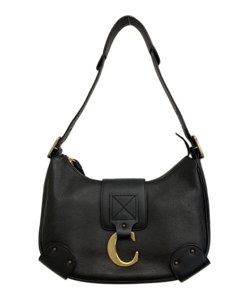 Chloe（クロエ）Chloe (クロエ) レザーバッグ ブラックの古着・服飾アイテム