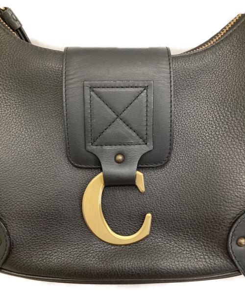 Chloe（クロエ）Chloe (クロエ) レザーバッグ ブラックの古着・服飾アイテム