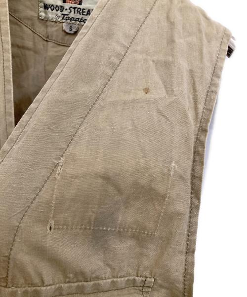 wood stream（ウッドストリーム）wood stream (ウッドストリーム) フィッシングベスト ベージュ サイズ:Sの古着・服飾アイテム