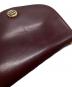 中古・古着 GUCCI (グッチ) レザーバッグ ボルドー：7000円