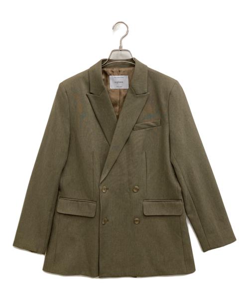 regleam（リグリーム）regleam (リグリーム) テーラードジャケット オリーブ サイズ:Ｓの古着・服飾アイテム