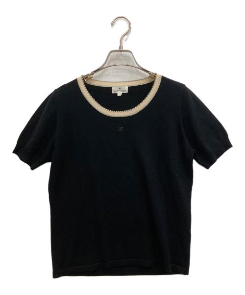 courreges（クレージュ）courreges (クレージュ) アンサンブルニットカーディガン ブラック サイズ:11Rの古着・服飾アイテム