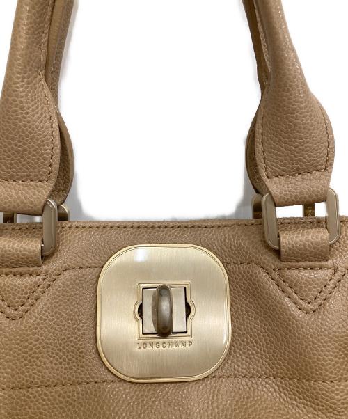 LONGCHAMP（ロンシャン）LONGCHAMP (ロンシャン) ハンドバッグ ブラウンの古着・服飾アイテム