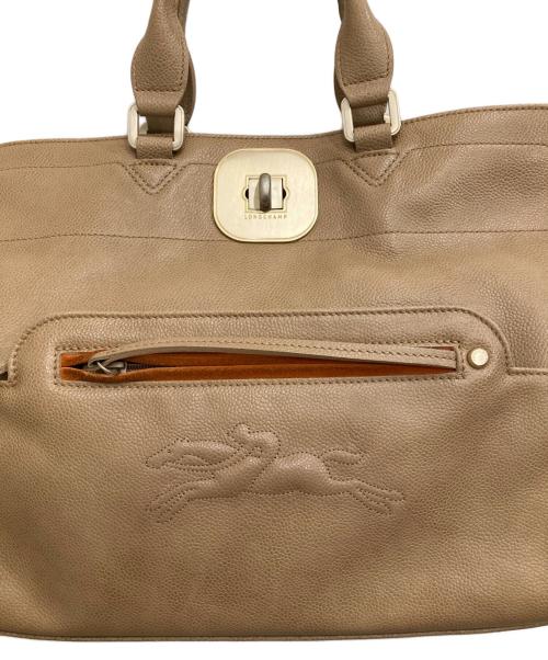 LONGCHAMP（ロンシャン）LONGCHAMP (ロンシャン) ハンドバッグ ブラウンの古着・服飾アイテム