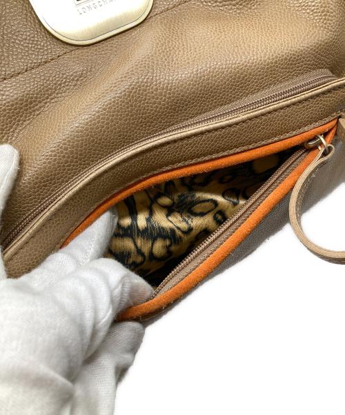 LONGCHAMP（ロンシャン）LONGCHAMP (ロンシャン) ハンドバッグ ブラウンの古着・服飾アイテム