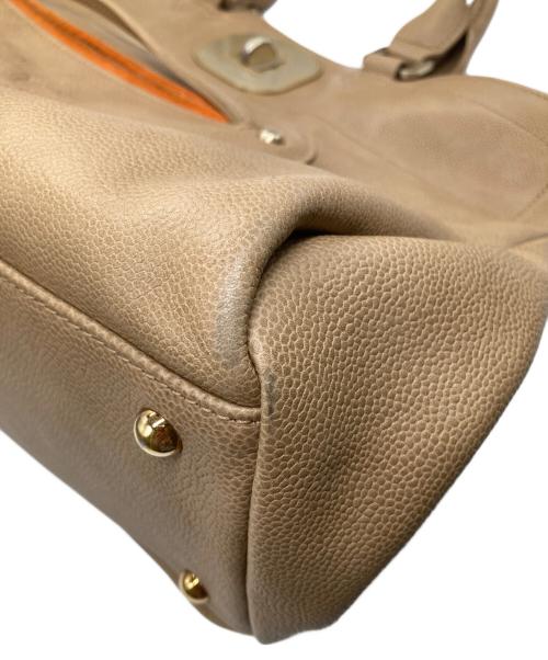 LONGCHAMP（ロンシャン）LONGCHAMP (ロンシャン) ハンドバッグ ブラウンの古着・服飾アイテム