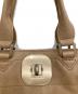 中古・古着 LONGCHAMP (ロンシャン) ハンドバッグ ブラウン：5000円