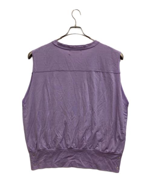 barbell object（バーベルオブジェクト）barbell object (バーベルオブジェクト) sw ns top パープル サイズ:Fの古着・服飾アイテム