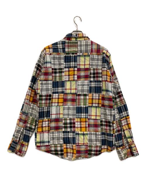 camco（カムコ）CAMCO (カムコ) パッチワークチェックシャツ レッド サイズ:Mの古着・服飾アイテム