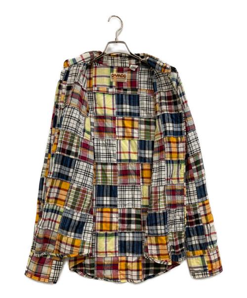 camco（カムコ）CAMCO (カムコ) パッチワークチェックシャツ レッド サイズ:Mの古着・服飾アイテム