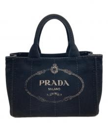 PRADA（プラダ）の古着「CANAPAトートバッグ」｜ブラック