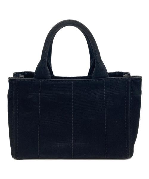 PRADA（プラダ）PRADA (プラダ) CANAPAトートバッグ ブラックの古着・服飾アイテム