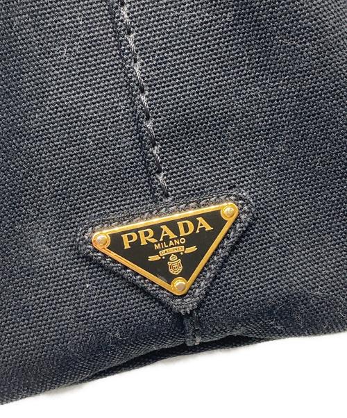 PRADA（プラダ）PRADA (プラダ) CANAPAトートバッグ ブラックの古着・服飾アイテム