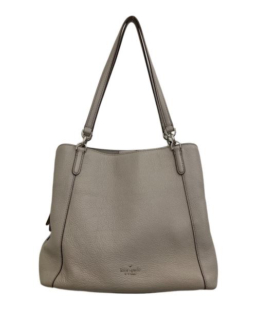 Kate Spade（ケイトスペード）Kate Spade (ケイトスペード) レザーバッグ グレーの古着・服飾アイテム