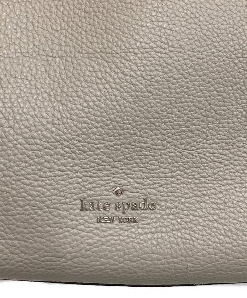 Kate Spade（ケイトスペード）Kate Spade (ケイトスペード) レザーバッグ グレーの古着・服飾アイテム