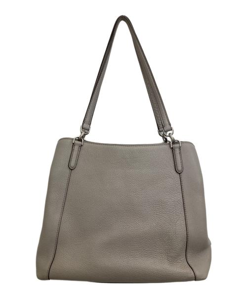 Kate Spade（ケイトスペード）Kate Spade (ケイトスペード) レザーバッグ グレーの古着・服飾アイテム