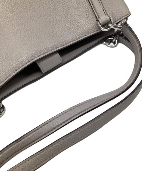 Kate Spade（ケイトスペード）Kate Spade (ケイトスペード) レザーバッグ グレーの古着・服飾アイテム