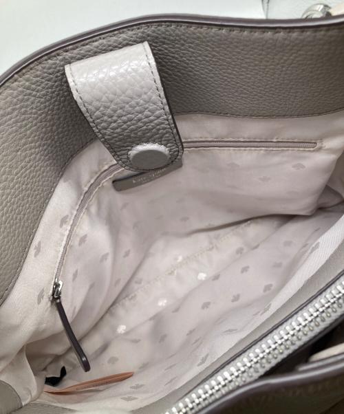 Kate Spade（ケイトスペード）Kate Spade (ケイトスペード) レザーバッグ グレーの古着・服飾アイテム