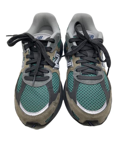 NEW BALANCE（ニューバランス）NEW BALANCE (ニューバランス) 2010ローカットスニーカー グリーン×グレー サイズ:26CMの古着・服飾アイテム