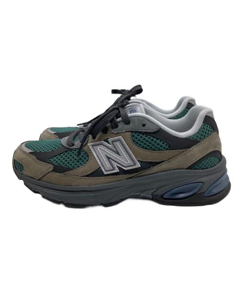 NEW BALANCE（ニューバランス）NEW BALANCE (ニューバランス) 2010ローカットスニーカー グリーン×グレー サイズ:26CMの古着・服飾アイテム