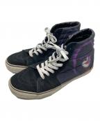 KISS×VANSキッス×ヴァンズ）の古着「ハイカットスニーカー」｜ブラック