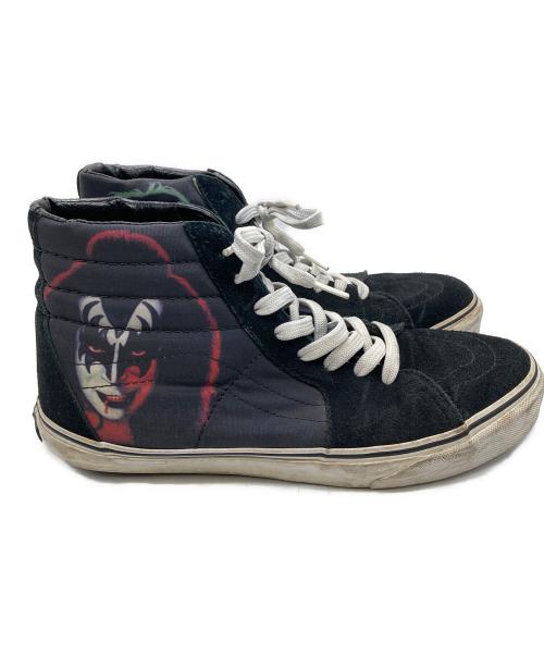 KISS（キッス）KISS (キッス) VANS (ヴァンズ) ハイカットスニーカー ブラック サイズ:US8.5の古着・服飾アイテム