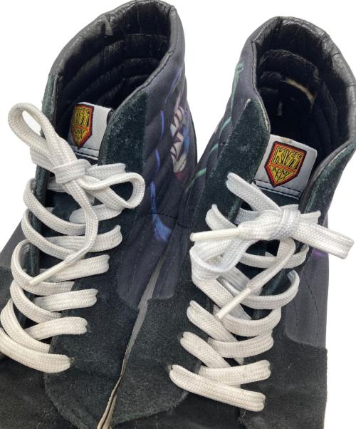 KISS（キッス）KISS (キッス) VANS (ヴァンズ) ハイカットスニーカー ブラック サイズ:US8.5の古着・服飾アイテム
