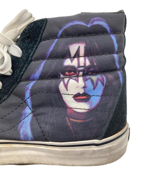 KISS（キッス）KISS (キッス) VANS (ヴァンズ) ハイカットスニーカー ブラック サイズ:US8.5の古着・服飾アイテム