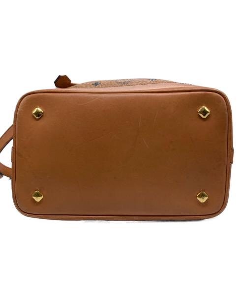 MCM（エムシーエム）MCM (エムシーエム) 巾着ショルダーバッグ ブラウンの古着・服飾アイテム