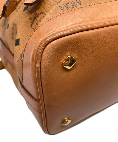 MCM（エムシーエム）MCM (エムシーエム) 巾着ショルダーバッグ ブラウンの古着・服飾アイテム