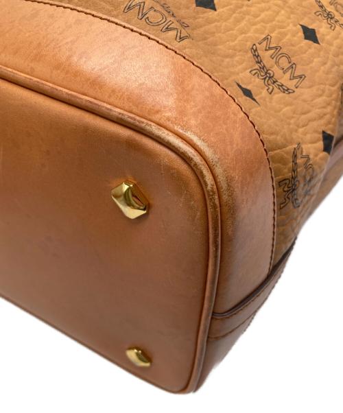 MCM（エムシーエム）MCM (エムシーエム) 巾着ショルダーバッグ ブラウンの古着・服飾アイテム