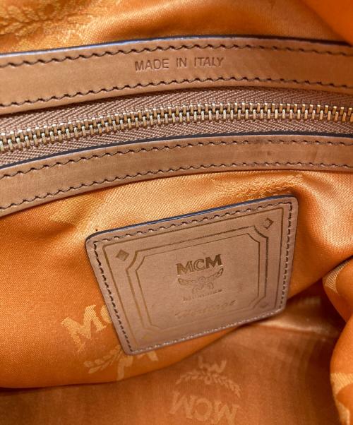 MCM（エムシーエム）MCM (エムシーエム) 巾着ショルダーバッグ ブラウンの古着・服飾アイテム
