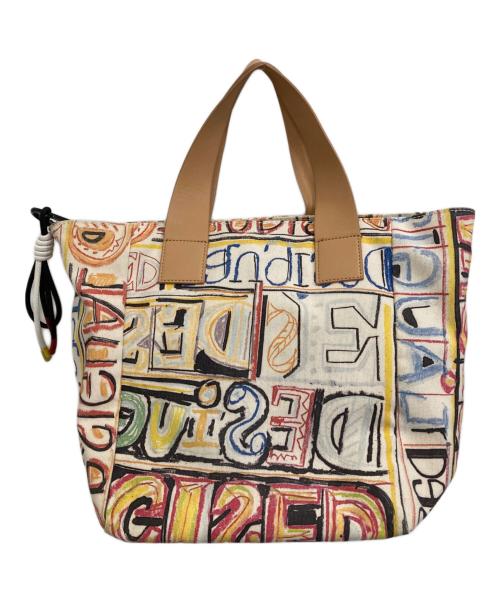 Desigual（デシグアル）Desigual (デシグアル) トートバッグ アイボリーの古着・服飾アイテム