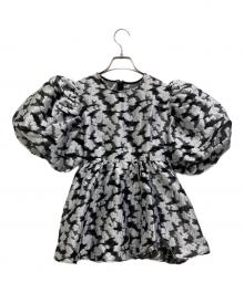 MAISON SPECIAL（メゾンスペシャル）の古着「Sheer Flower Jacquard Blouse」｜ホワイト