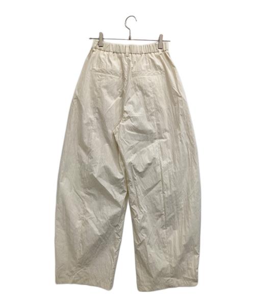 MAISON SPECIAL（メゾンスペシャル）MAISON SPECIAL (メゾンスペシャル) Tuck Cocoon Color Pants イエロー サイズ:38の古着・服飾アイテム