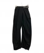 PRANK PROJECTプランクプロジェクト）の古着「Asymmetrical Belt Pants」｜ブラック