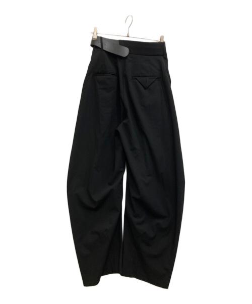 PRANK PROJECT（プランクプロジェクト）PRANK PROJECT (プランクプロジェクト) Asymmetrical Belt Pants ブラック サイズ:38の古着・服飾アイテム