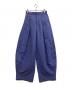 MAISON SPECIAL（メゾンスペシャル）の古着「Tuck Cocoon Color Pants」｜パープル