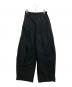MAISON SPECIAL（メゾンスペシャル）の古着「Tuck Cocoon Color Pants」｜ブラック
