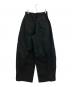 MAISON SPECIAL (メゾンスペシャル) Tuck Cocoon Color Pants ブラック サイズ:38：12000円