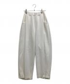 OMMOオーエムエムオー）の古着「FRONT TUCK SEMI TAPERED PT」｜ホワイト