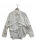 OMMO（オーエムエムオー）の古着「2WAY TUCK LAYERED SHIRT」｜ホワイト