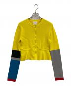 OMMOオーエムエムオー）の古着「BLOCKING PEPLUM KT CD」｜イエロー