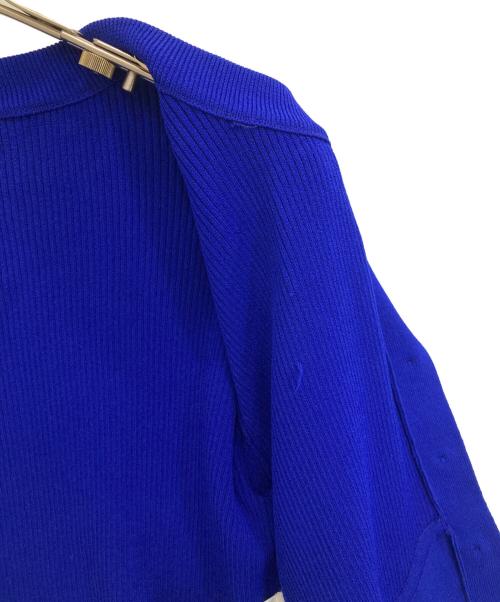 OMMO（オーエムエムオー）OMMO (オーエムエムオー) BLOCKING PEPLUM KT CD ブルー サイズ:38の古着・服飾アイテム