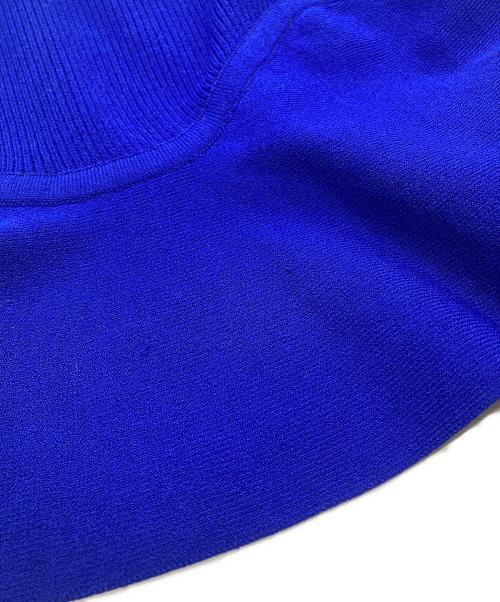 OMMO（オーエムエムオー）OMMO (オーエムエムオー) BLOCKING PEPLUM KT CD ブルー サイズ:38の古着・服飾アイテム