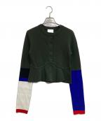 OMMOオーエムエムオー）の古着「BLOCKING PEPLUM KT CD」｜オリーブ