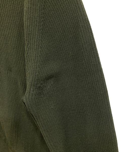 OMMO（オーエムエムオー）OMMO (オーエムエムオー) BLOCKING PEPLUM KT CD オリーブ サイズ:38の古着・服飾アイテム